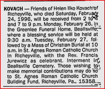 Helen E. Kovach